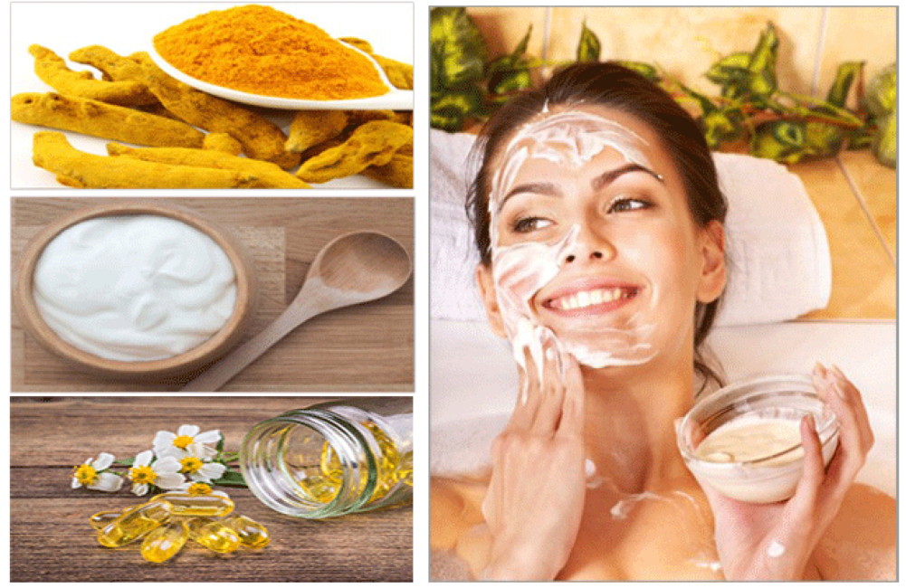 Các công thức làm mặt nạ nghệ mật ong sữa chua cho từng loại da
